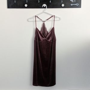 Velvet Slip Dress